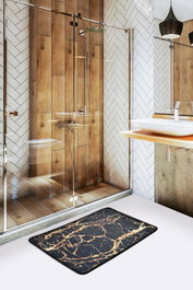 Mijölnir Goldes Alfombrilla de baño 40 x 60 cm Multicolor
